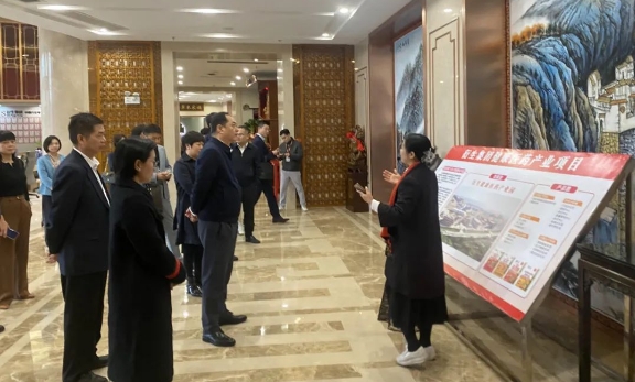 衍生动态丨中国人民对外友好协会杨万明会长率工作组莅临衍生健康产业园参观